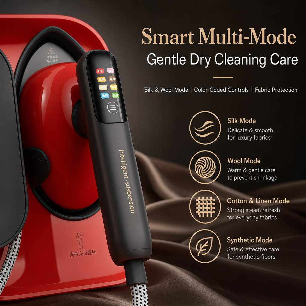 Rose Series Handheld Steam Iron, Molecular Spray Garment Steamer with Storage Base for Home Travel